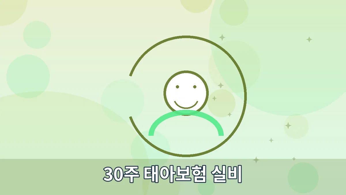30주 태아보험 실비 안내 이미지 2