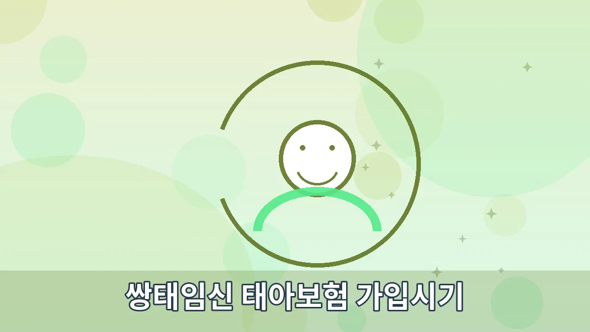 쌍태임신 태아보험 가입시기 안내 이미지 2