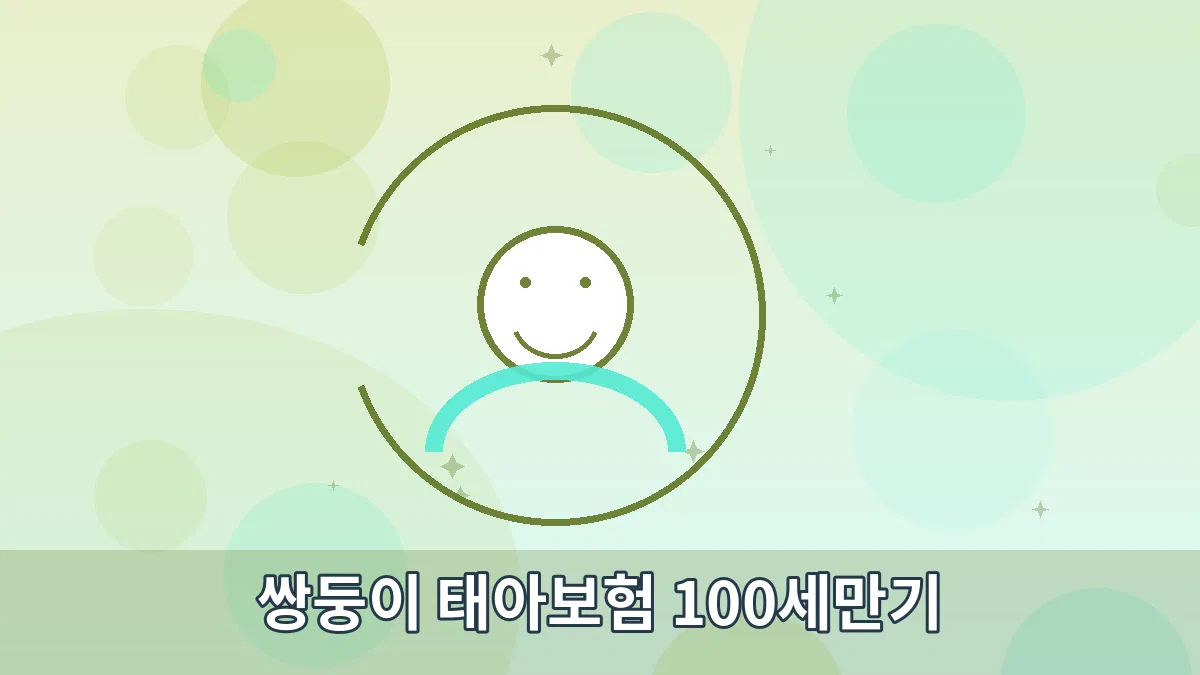 쌍둥이 태아보험 100세만기 안내 이미지 3