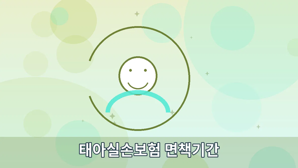 태아실손보험 면책기간 안내 이미지 3