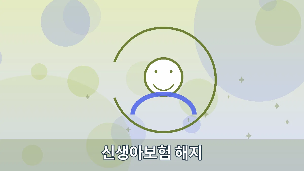 신생아보험 해지 안내 이미지 5