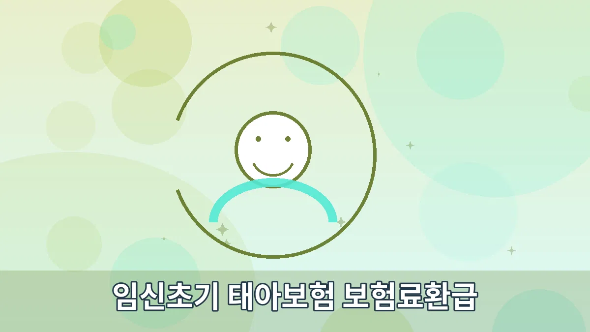 임신초기 태아보험 보험료환급 안내 이미지 3